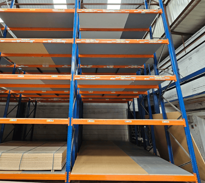 Single-Depth Carpet Racking