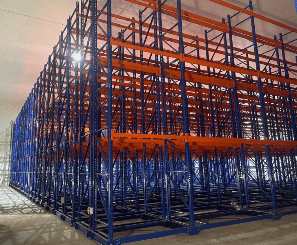 Compatta Mobile Racking Mobile Pallet Racking – High-Density Warehouse Storage Solutions UK